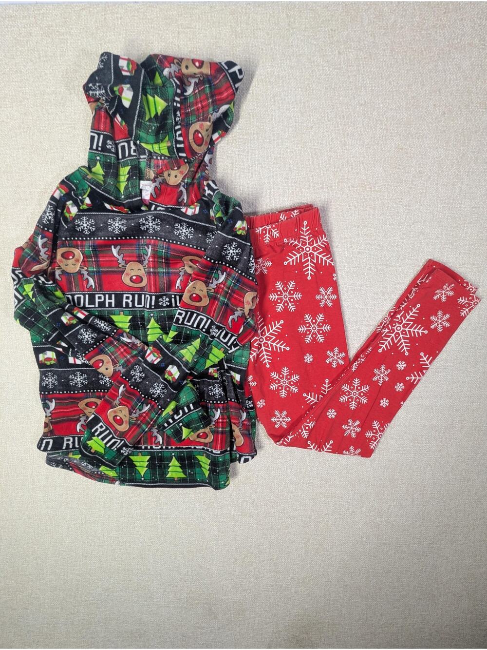 Festive No Boundaries Christmas Sweatshirt & Leggings Set